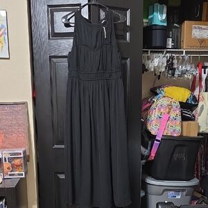 Old Navy Black One Shoulder Dress